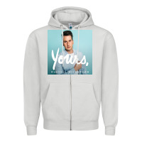 Dove Grey yours russell dickerson Zipper Hoodie - linhVisuals