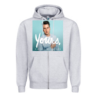 Heather Grey yours russell dickerson Zipper Hoodie - linhVisuals