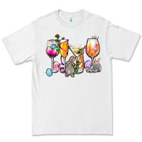 White Easter wine glasses Premium Tee - OliviaCreatesArt