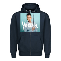Navy yours russell dickerson Zipper Hoodie - linhVisuals