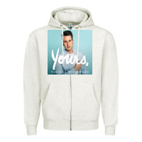 Oatmeal Heather yours russell dickerson Zipper Hoodie - linhVisuals