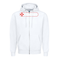 White umbrella corporation company Zipper Hoodie - linhVisuals