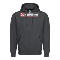 Smoke umbrella corporation company Zipper Hoodie - linhVisuals