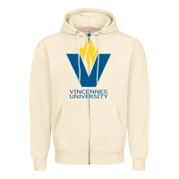 Sandshell Vincennes University Zipper Hoodie - linhVisuals