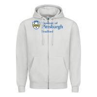 Dove Grey University Of Pittsburgh At Bradford New Zipper Hoodie - linhVisuals