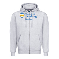 Heather Grey University Of Pittsburgh At Bradford New Zipper Hoodie - linhVisuals