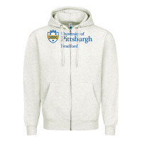 Oatmeal Heather University Of Pittsburgh At Bradford New Zipper Hoodie - linhVisuals