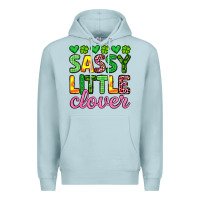 Blue Mist sassy little clover st patrick s day Premium Hoodie - Artiststas