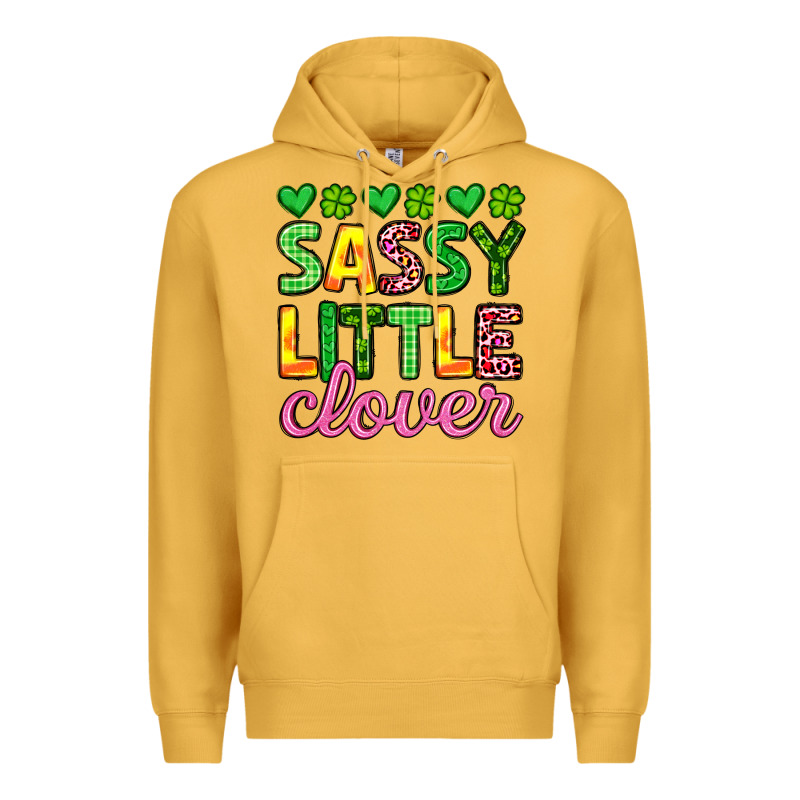Sassy Little Clover St Patrick S Day Premium Hoodie by Artiststas | Teevron