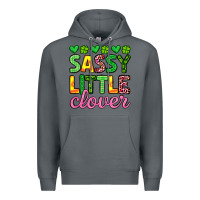 Rock sassy little clover st patrick s day Premium Hoodie - Artiststas