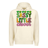 Sandshell sassy little clover st patrick s day Premium Hoodie - Artiststas