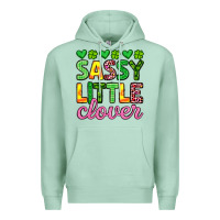 Seafoam sassy little clover st patrick s day Premium Hoodie - Artiststas