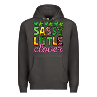 Smoke sassy little clover st patrick s day Premium Hoodie - Artiststas