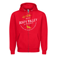 Red death valley national park hiker hiking nevada cool Zipper Hoodie - linhVisuals