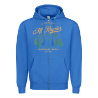 True Royal mount rainier national park washington usa vacation hiking Zipper Hoodie - linhVisuals