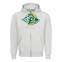 Dove Grey Alaska Anchorage Seawolves Zipper Hoodie - linhVisuals