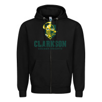 Black Clarkson Golden Knights Zipper Hoodie - linhVisuals