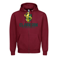 Burgundy Clarkson Golden Knights Zipper Hoodie - linhVisuals