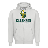 Dove Grey Clarkson Golden Knights Zipper Hoodie - linhVisuals