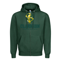 Sports Green Clarkson Golden Knights Zipper Hoodie - linhVisuals