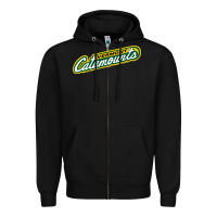 Black Vermont Catamounts Athletics Wordmark Zipper Hoodie - linhVisuals