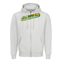 Dove Grey Vermont Catamounts Athletics Wordmark Zipper Hoodie - linhVisuals