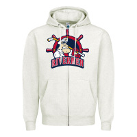 Oatmeal Heather peoria rivermen Zipper Hoodie - linhVisuals