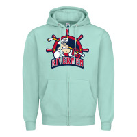 Seafoam peoria rivermen Zipper Hoodie - linhVisuals