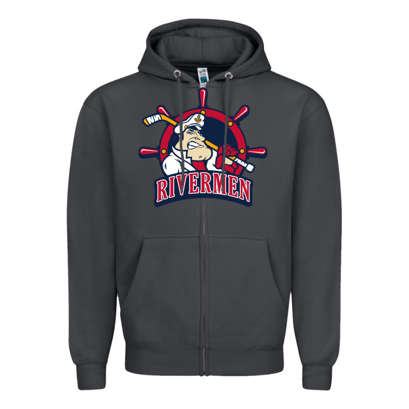 Peoria Rivermen Zipper Hoodie by linhVisuals | Teevron