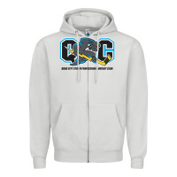 Dove Grey quad city storm Zipper Hoodie - linhVisuals