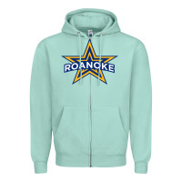 Seafoam roanoke rail yard dawgs Zipper Hoodie - linhVisuals