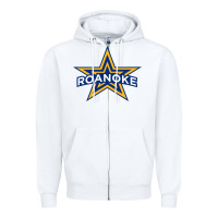 White roanoke rail yard dawgs Zipper Hoodie - linhVisuals