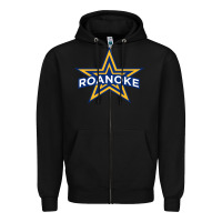 Black roanoke rail yard dawgs Zipper Hoodie - linhVisuals