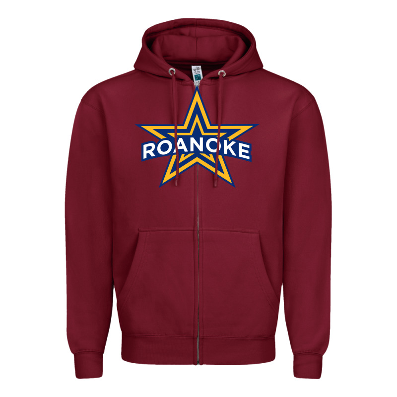 Roanoke Rail Yard Dawgs Zipper Hoodie by linhVisuals | Teevron