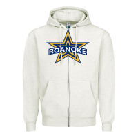 Oatmeal Heather roanoke rail yard dawgs Zipper Hoodie - linhVisuals
