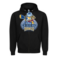 Black roanoke rail yard dawgs Zipper Hoodie - linhVisuals
