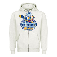 Oatmeal Heather roanoke rail yard dawgs Zipper Hoodie - linhVisuals