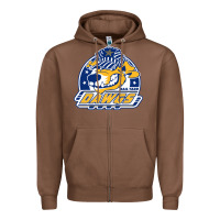 Chestnut roanoke rail yard dawgs Zipper Hoodie - linhVisuals