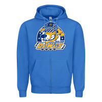 True Royal roanoke rail yard dawgs Zipper Hoodie - linhVisuals