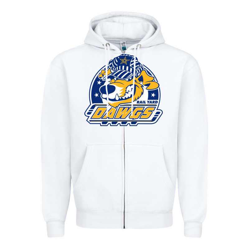 Roanoke Rail Yard Dawgs Zipper Hoodie by linhVisuals | Teevron