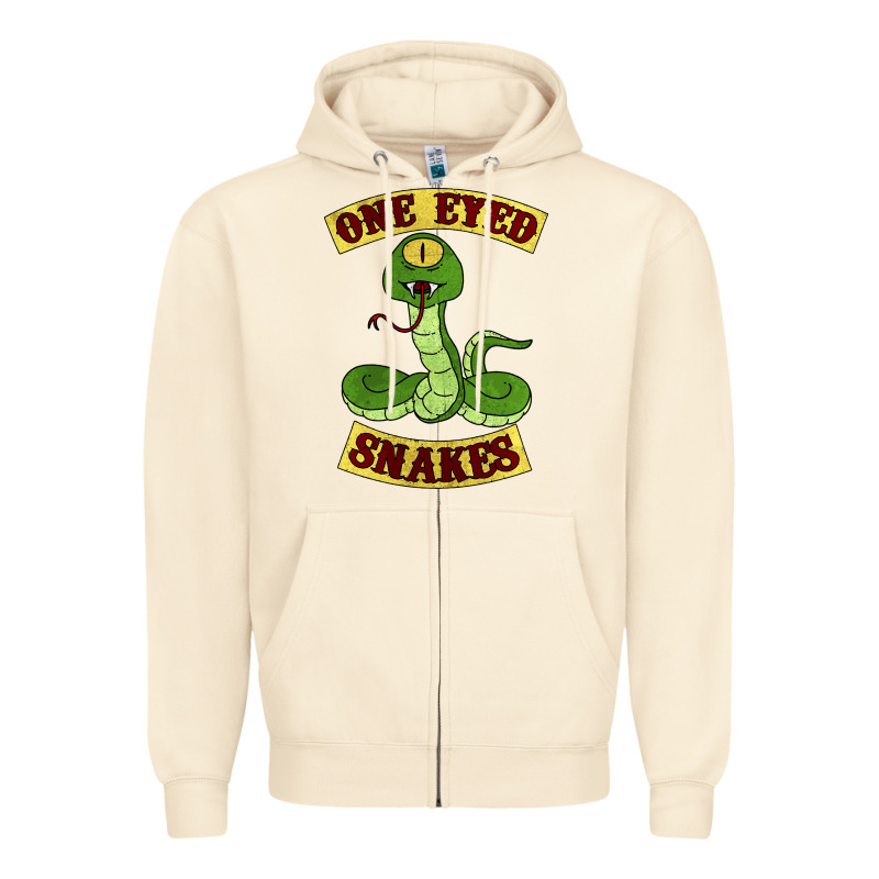 One Eyed Snakes Zipper Hoodie by linhVisuals | Teevron