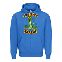True Royal one eyed snakes Zipper Hoodie - linhVisuals