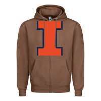 Chestnut Illinois Fighting Illini, Merch Zipper Hoodie - linhVisuals