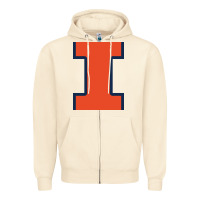 Sandshell Illinois Fighting Illini, Merch Zipper Hoodie - linhVisuals