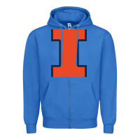 True Royal Illinois Fighting Illini, Merch Zipper Hoodie - linhVisuals