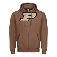 Chestnut Purdue Boilermakers, merch Zipper Hoodie - linhVisuals
