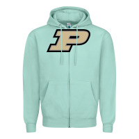 Seafoam Purdue Boilermakers, merch Zipper Hoodie - linhVisuals