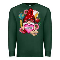 Sports Green valentines day teacher gnome Premium Sweatshirt - RanaPortraitStore