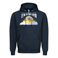 Navy funny snow plow driver shirt   gift for snowplow drivers t shirt Zipper Hoodie - linhVisuals