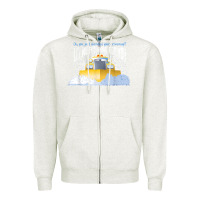 Oatmeal Heather funny snow plow driver shirt   gift for snowplow drivers t shirt Zipper Hoodie - linhVisuals